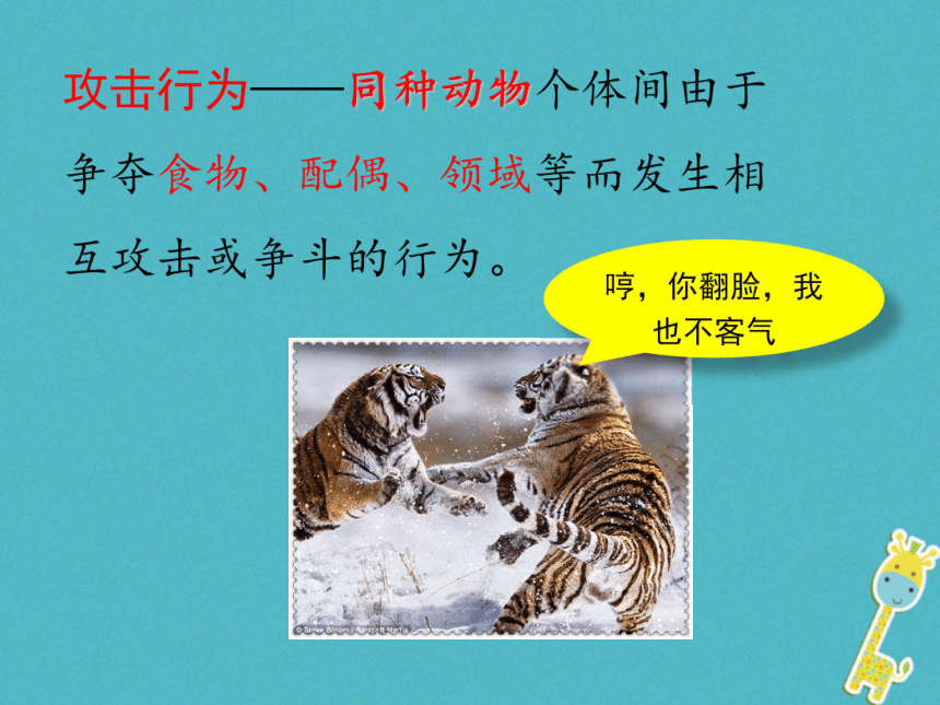 广东省揭阳市八年级生物上册16.2动物行为的主要类型课件（新版）北师大版