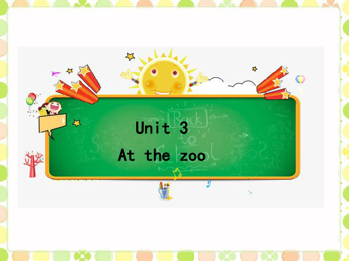 Unit 3　At the zoo 习题课件 (共33张PPT)