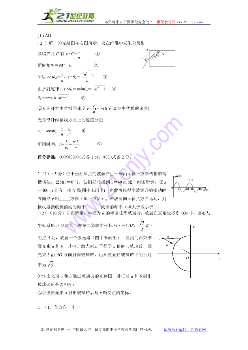 （16）选修3-4（高立峰编辑整理）2013年高考物理最有可能考的必考点“挖井”系列训练