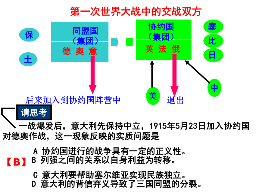 第一次世界大战 教学课件