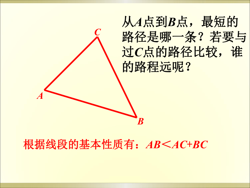 人教版八年级上册数学第11章11.1.1《三角形的边》课件