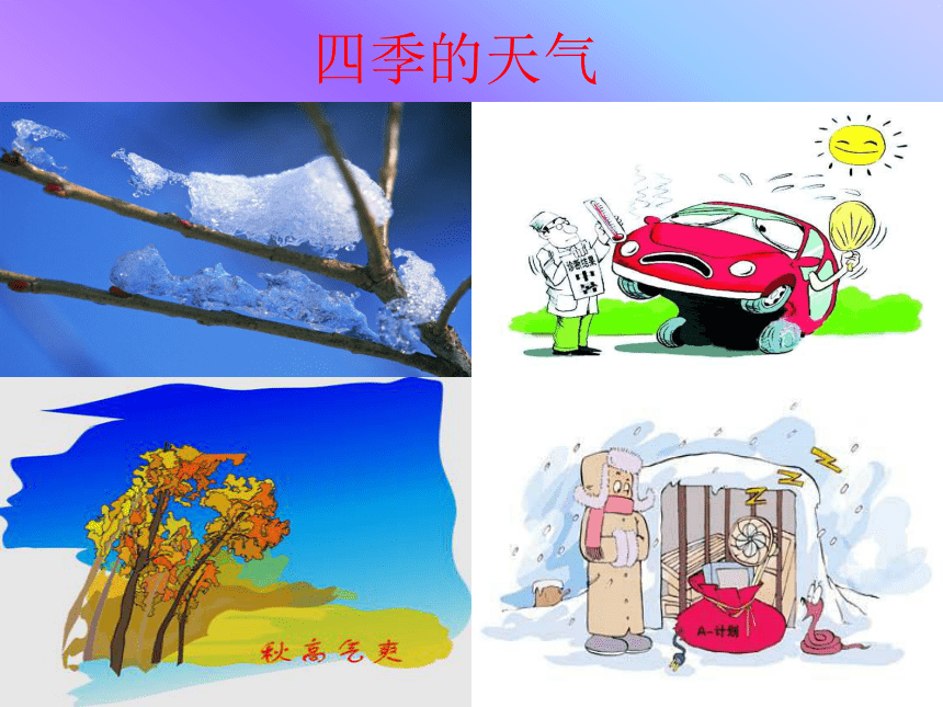 3《四季的天气(课件共26张ppt)