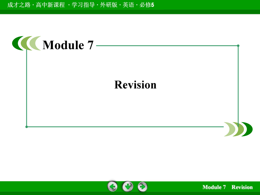 【成才之路】2013-2014学年高中英语（外研版）必修五教学配套课件：Module 7 Revision（以2013年真题为例）（共52张PPT）