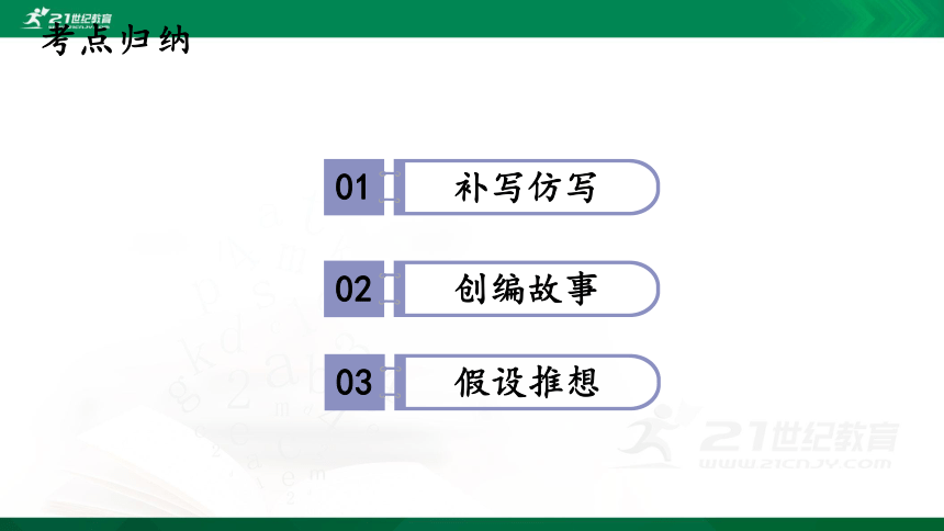 2021年小升初语文专项复习三写作专题六：想象作文课件（28张PPT)