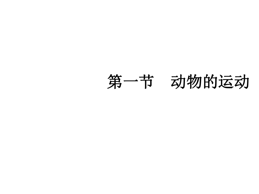 初中生物北师大版八年级上册15.1 动物运动的方式（29张）