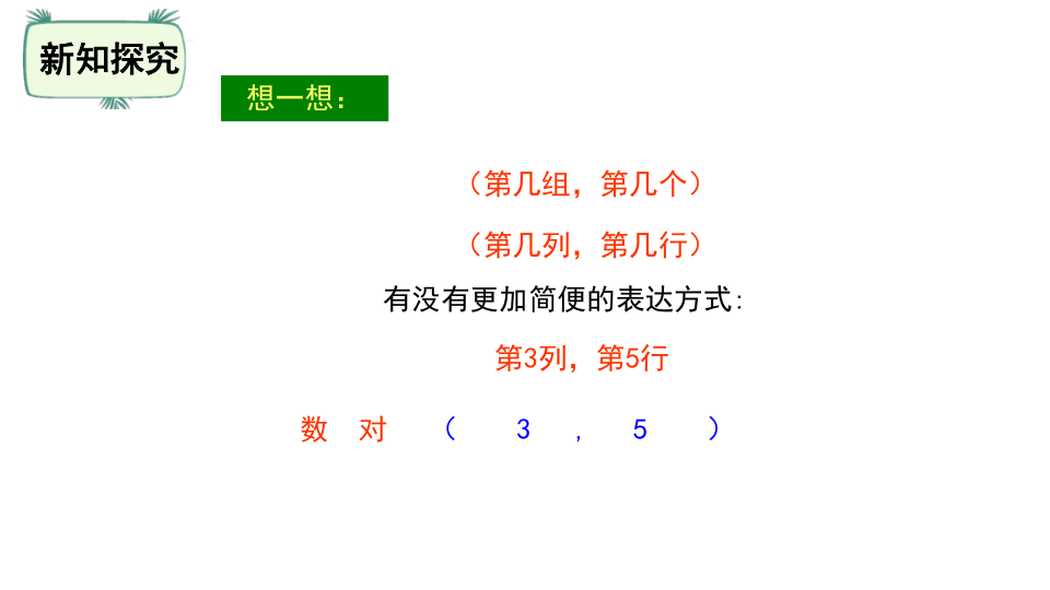 北师大版四年级数学上册5.2 确定位置课件（22张ppt）