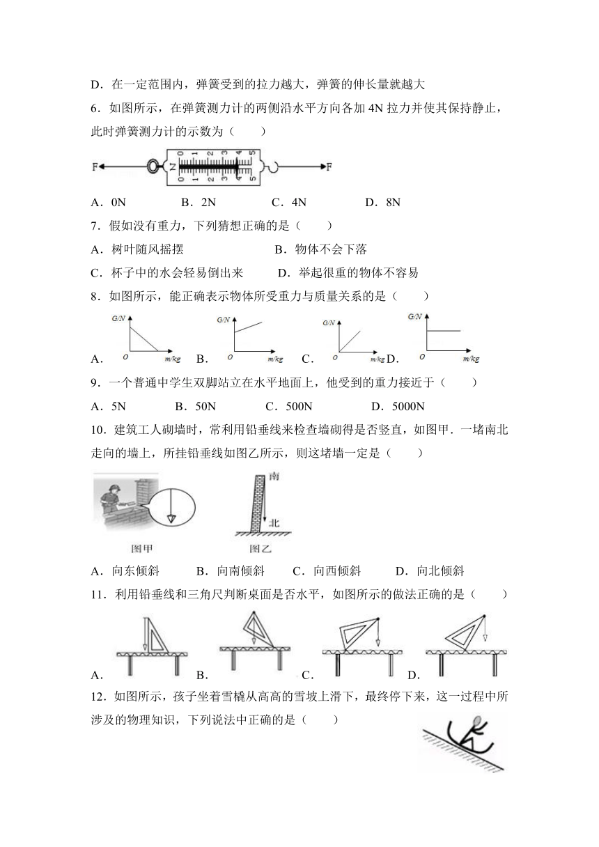 重力与摩擦力 专题练习