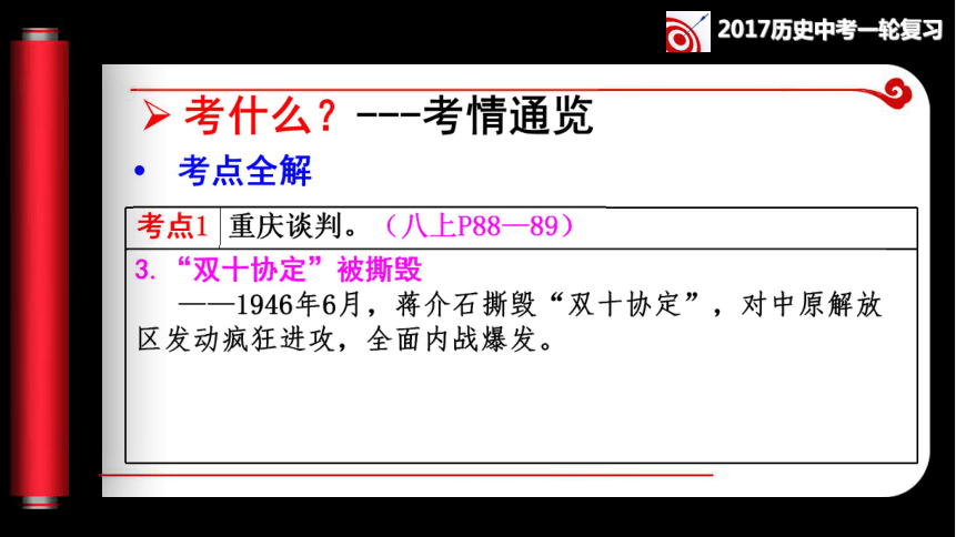 第21讲 人民解放战争的胜利、中国近代社会生活同步复习课件