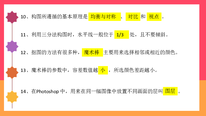 浙教版（广西、宁波）信息技术八年级上册复习 课件（8张PPT）