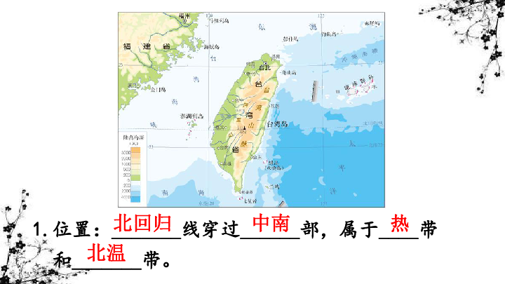 人教版八下7.4 祖国的神圣领土——台湾省 课件（42张ppt)