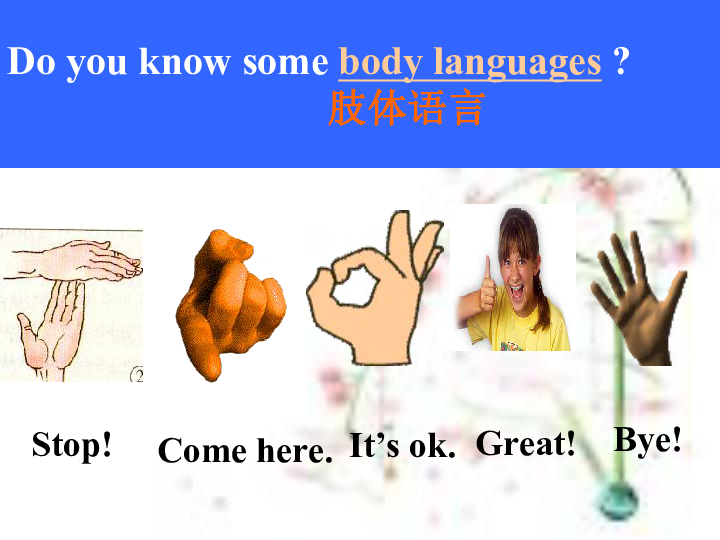 Module 11 Body language Unit 1 They touch noses! 课件（共35张PPT）