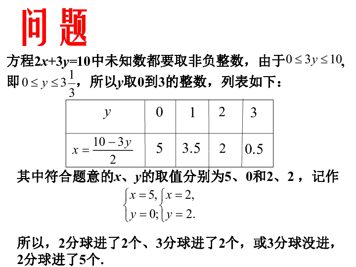 6.8 二元一次方程 课件（11张PPT）