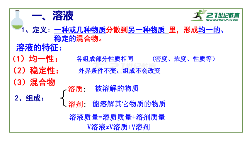 9.1 溶液的形成（课件28页）