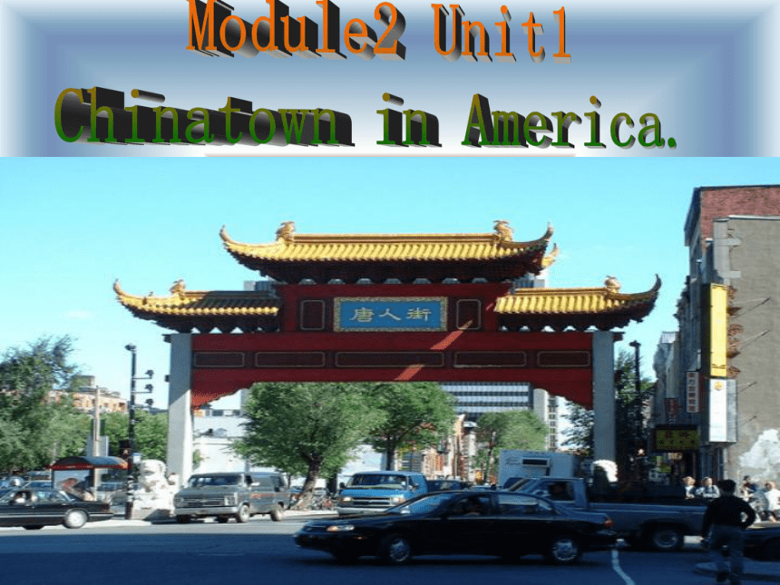 Unit 1 Chinatown in America