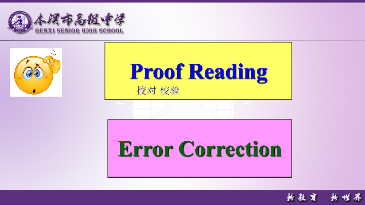 高考英语题型指导--Secrets of Proof Reading短文改错 课件（29张PPT）