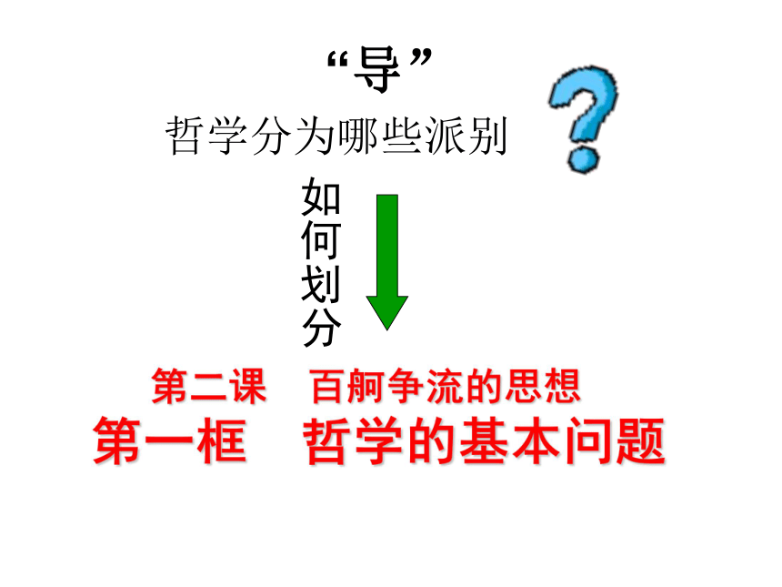 2.1哲学的基本问题—新课改课件（22张）