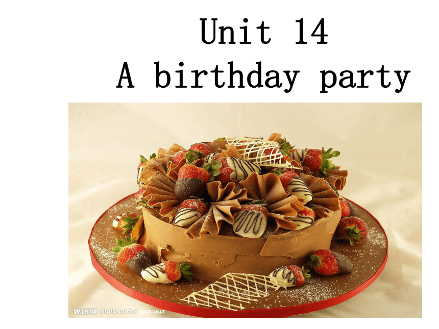 Unit 14 A birthday party 课件