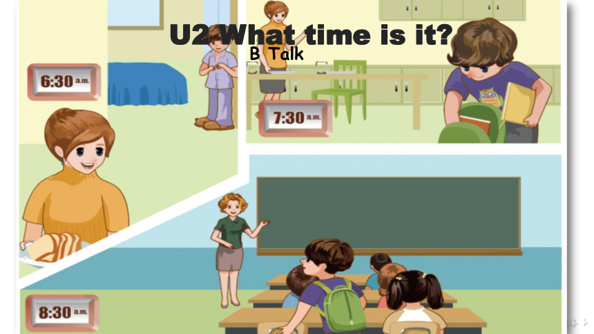 Unit 2 What time is it? PB Let’s talk 课件