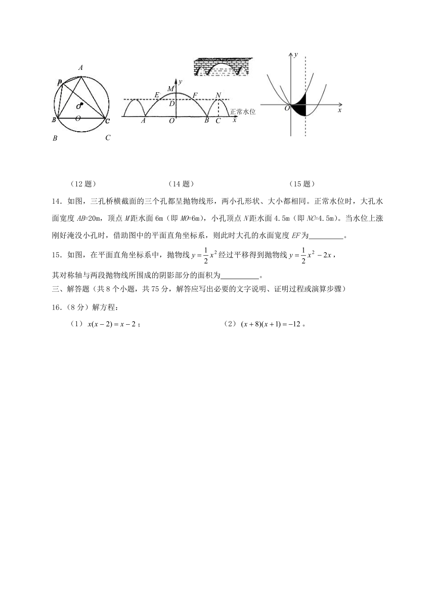 山西农业大学附属学校2017-2018学年九年级数学上学期期中试题新人教版(含答案)