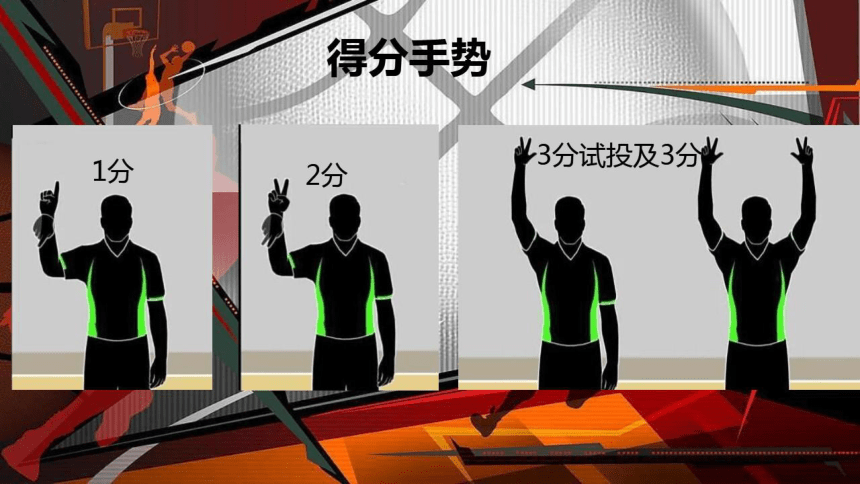 3 《篮球裁判手势教学》 课件(23ppt)