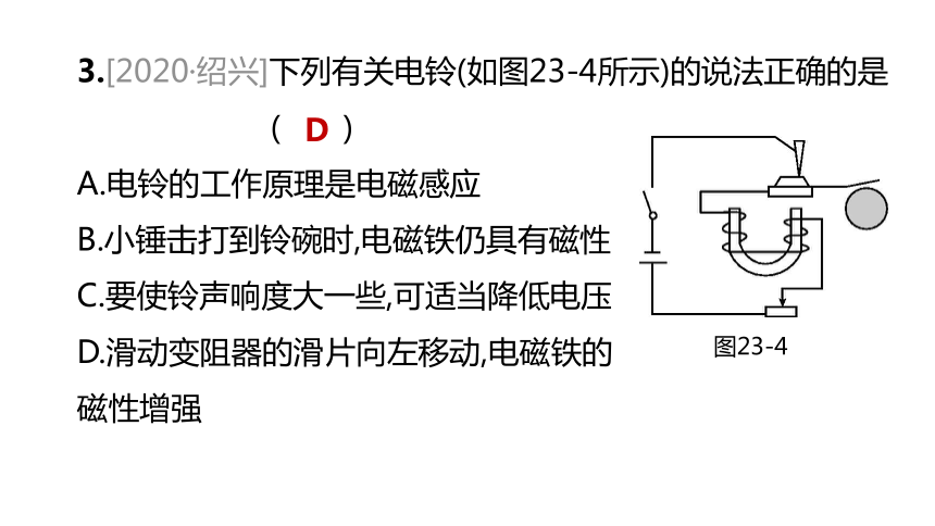 2022年浙江省中考科學一輪複習第23課時電磁現象課件43張ppt