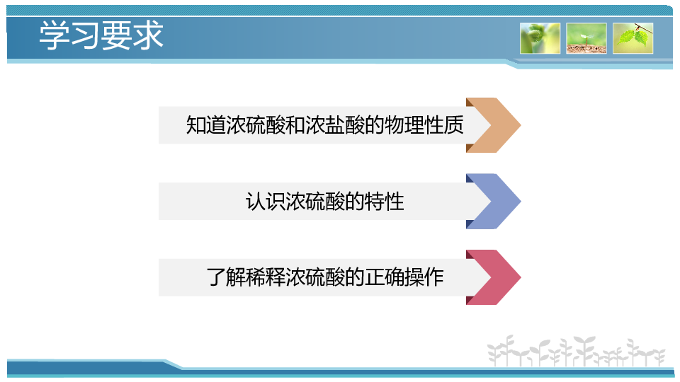 课题1 常见的酸和碱：浓盐酸与浓硫酸 课件（28张）