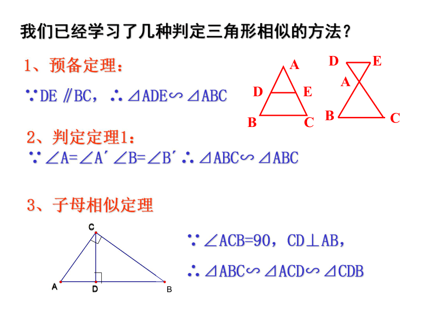 4.3.2两个三角形相似的判定（二）