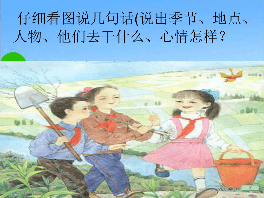 《走，我们去植树》课件