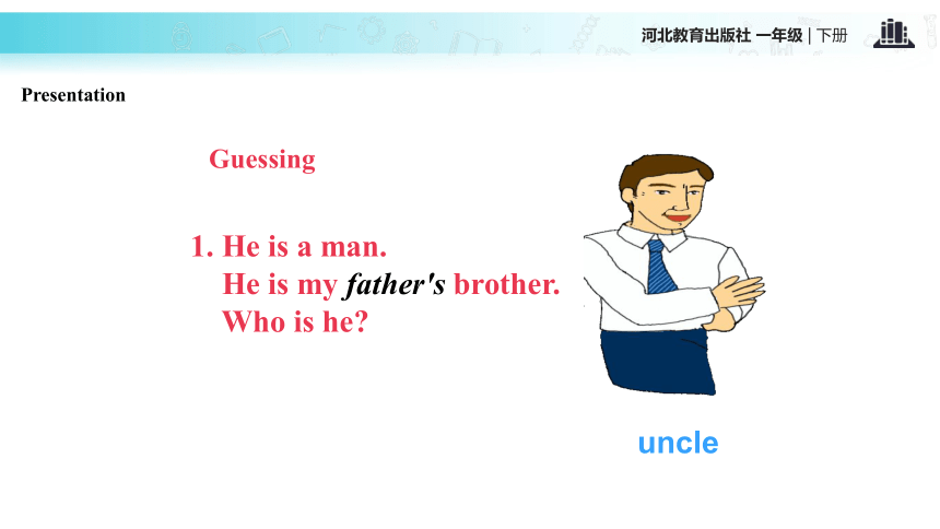 Unit 2 Lesson 11 Aunt, Uncle, Cousin 课件