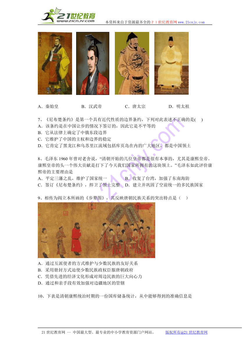 高考历史知识点专项之02历史杰出人物--古代中国的政治家（含答案与解析）