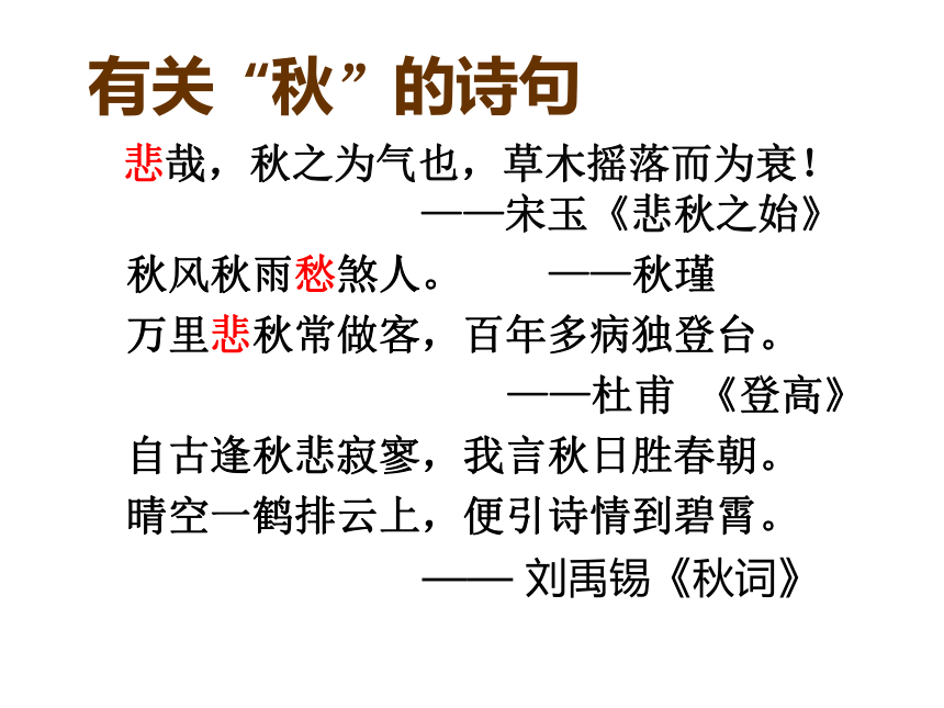 人教版高中（必修一） 语文 第1单元  1、沁园春长沙（共45张PPT）