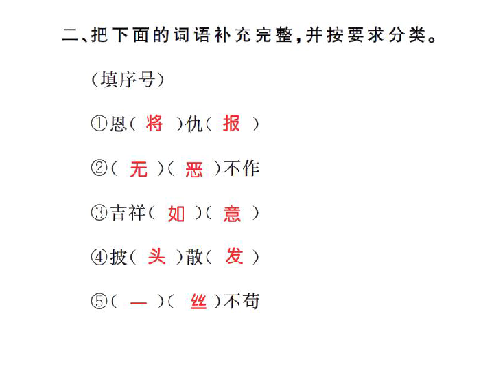 人教课标版四年级语文下册习题课件 语文园地八（10张PPT）