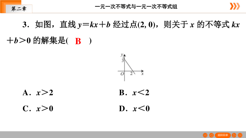 数学北师大版八年级数学北师大版下册2.5　一元一次不等式与一次函数(1)（共22张ppt）