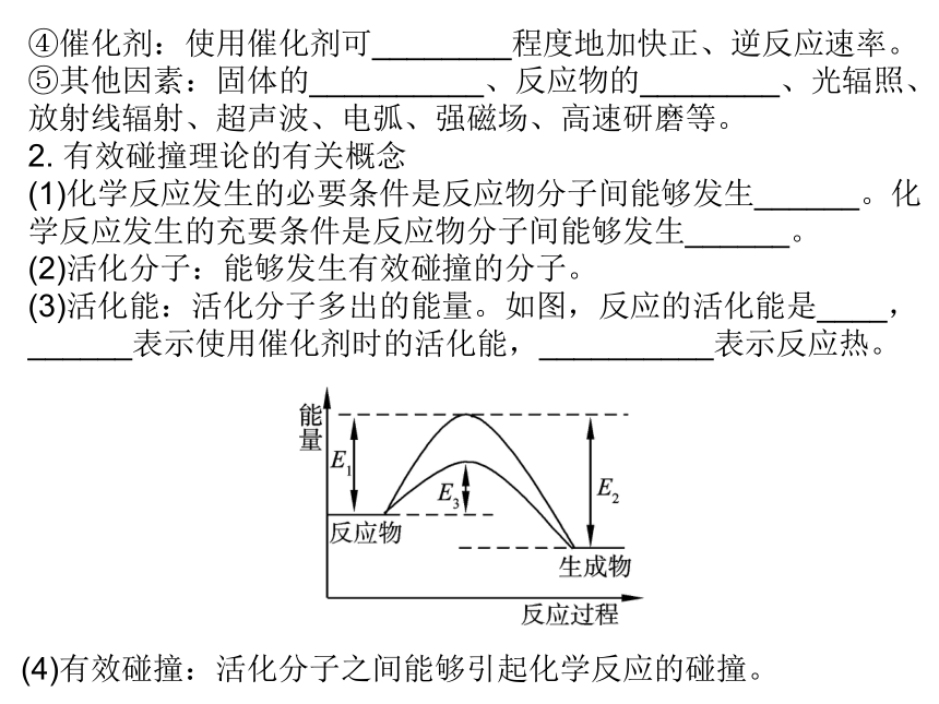 2012学案与测评课件化学人教版第07章 化学反应速率和化学平衡第1节  化学反应速率及影响因素