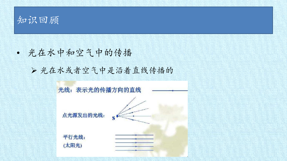 五年级上册科学课件-第二单元 光与色彩 复习课件-苏教版(共20张PPT)