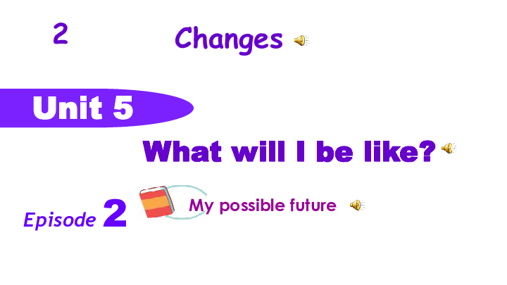 Module 2 Changes  Unit 5 What will I be like？ 第二课时 课件（20张PPT，内嵌音频）
