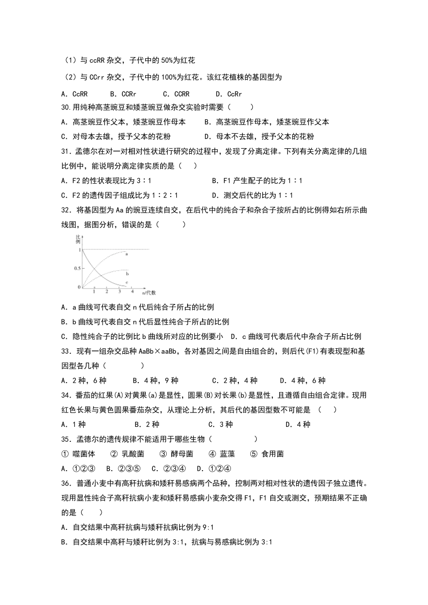 宁夏育才中学勤行校区2017-2018学年高二12月月考生物试题