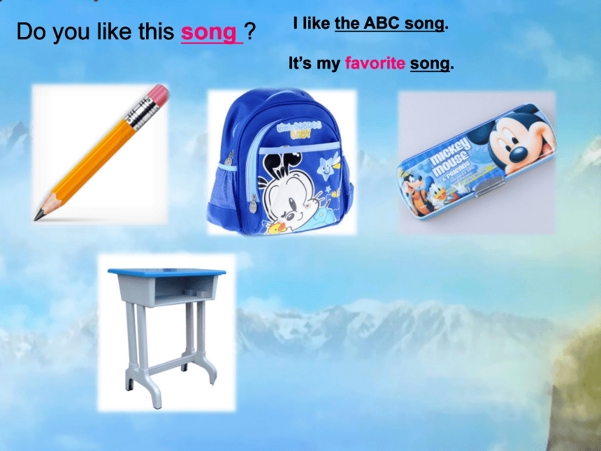 Unit 1 I like the ABC song 课件