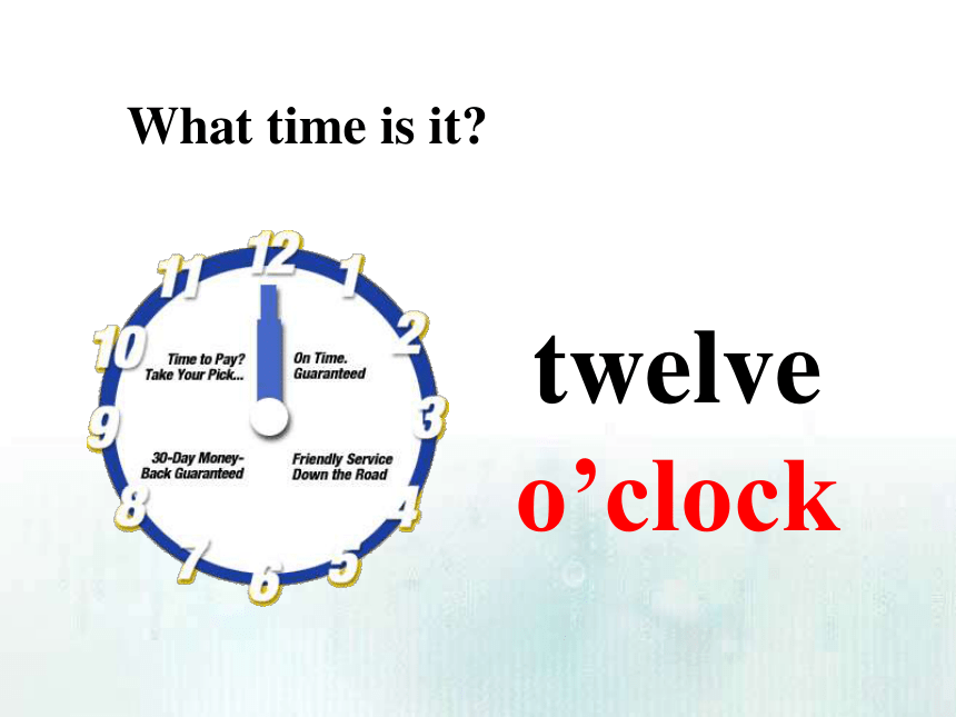 Unit 2  What time do you go to school? Section A Period 1 (1a – 2d) 课件