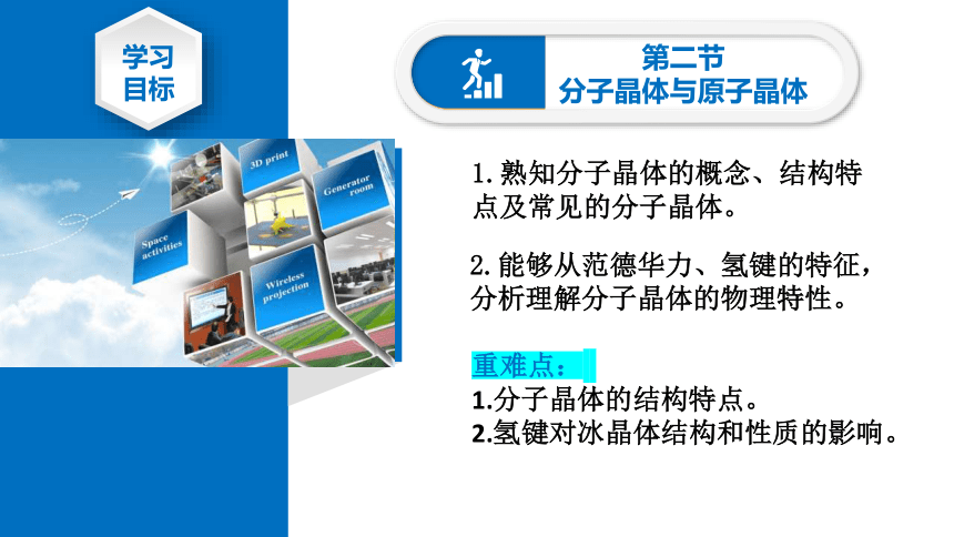 3-2 分子晶体与原子晶体 (1)分子晶体 课件（28张ppt） 2020-2021学年人教版高二化学选修3