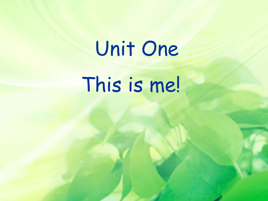 牛津译林 Unit 1 This is me  Integrated skills (共24张PPT)