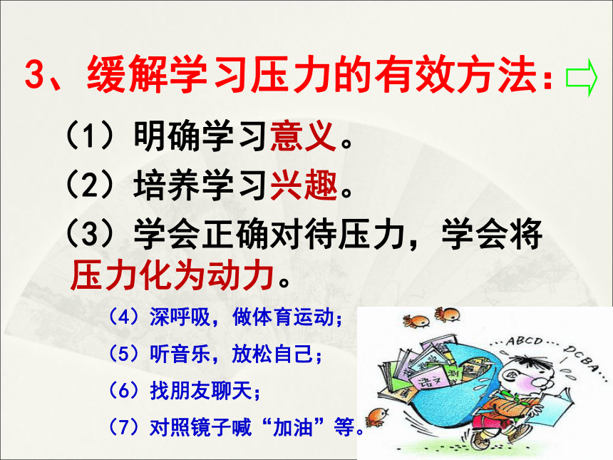 第二框理智面对学习压力课件