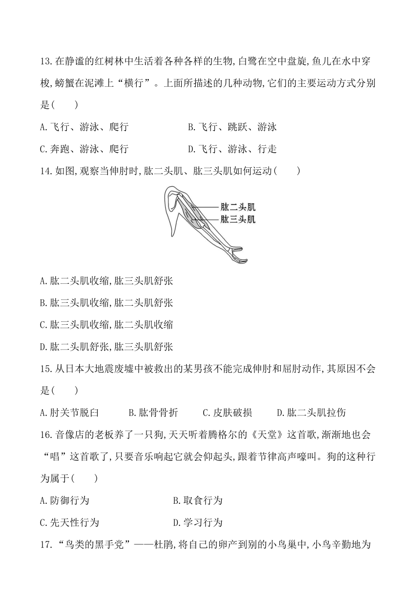 济南版七年级上生物单元综合检测（三）（解析版）