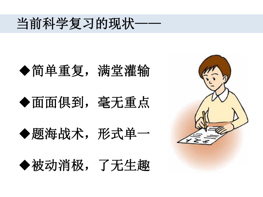 小学科学复习策略的研究 课件