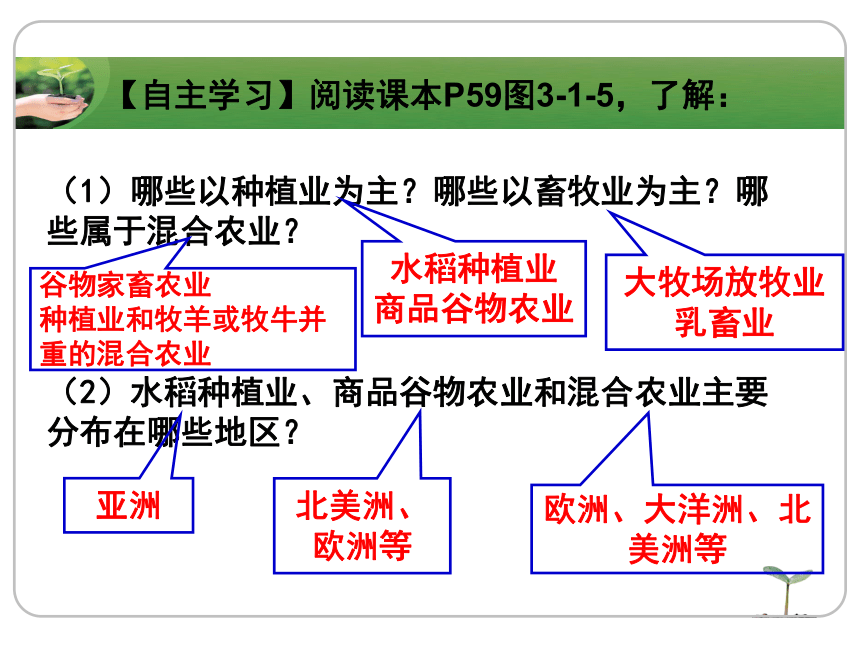 3.1 农业生产与地理环境（2）-水稻种植业与商品谷物农业