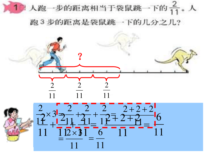 数学六年级上人教版1分数乘整数课件   (共24张PPT)