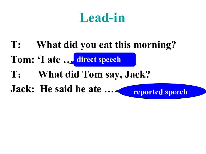 Unit 1　Advertising Grammar and usage(2)_ Reported speech课件（43张）
