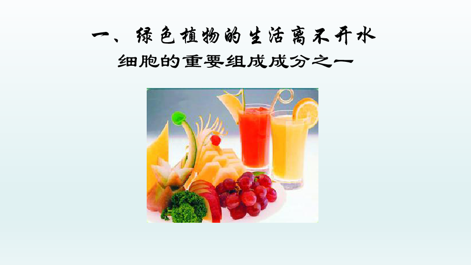 北京版七年级生物上册：4.1 绿色植物的生活需要水和无机盐  课件（共48张PPT）
