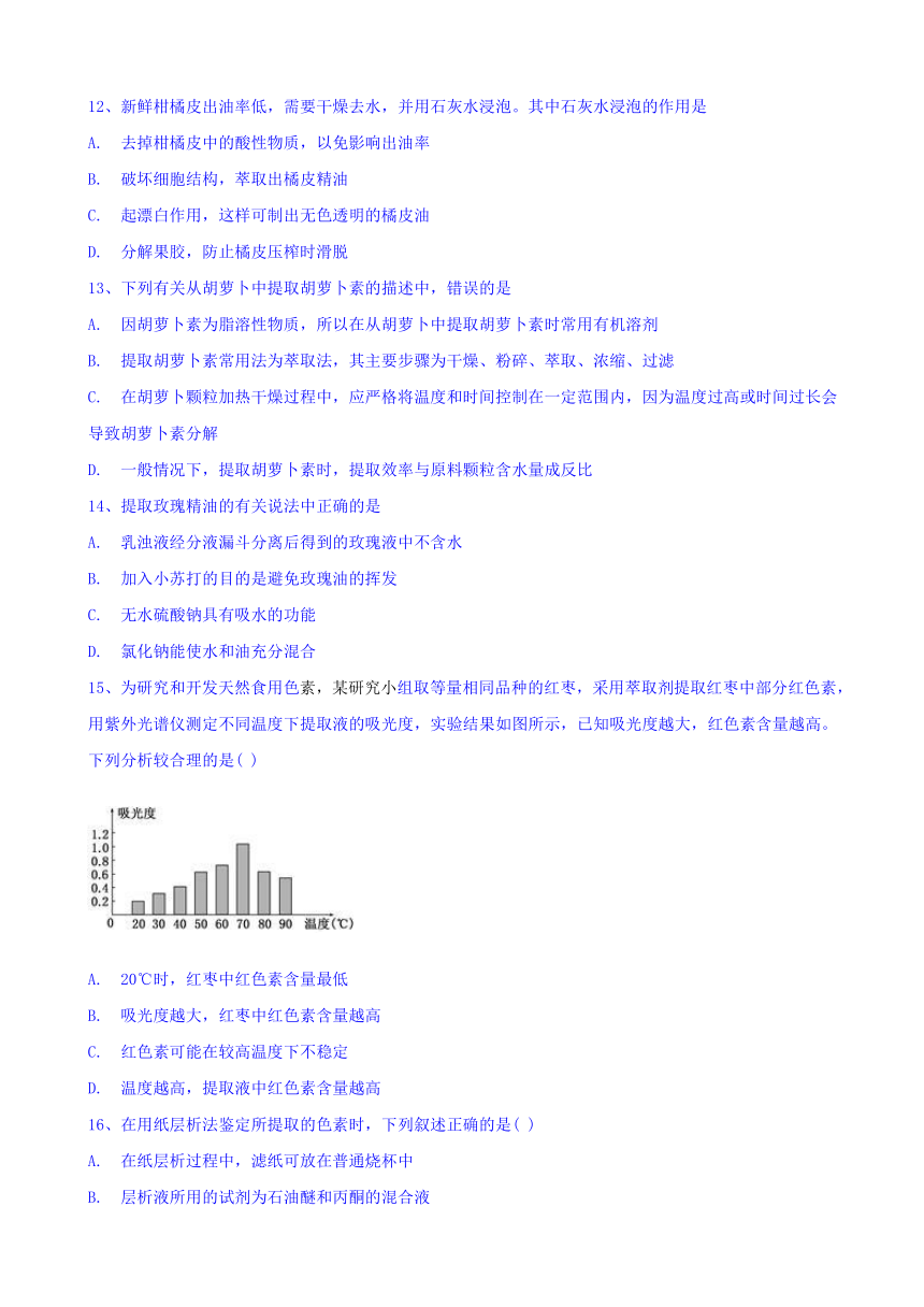 河南省鹤壁市淇县第一中学2017-2018学年高二下学期第一次月考生物试题