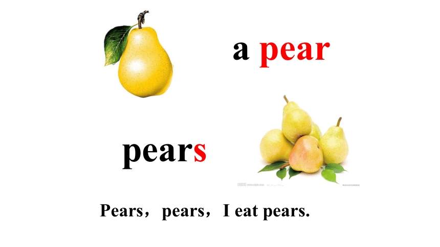 Unit 5 Do you like pears? PA Let’s learn 课件